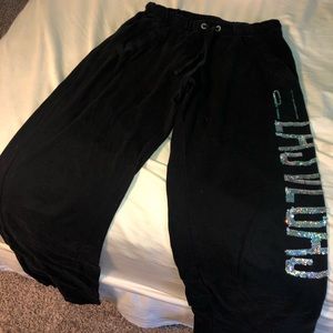 Vs pink sweat pants